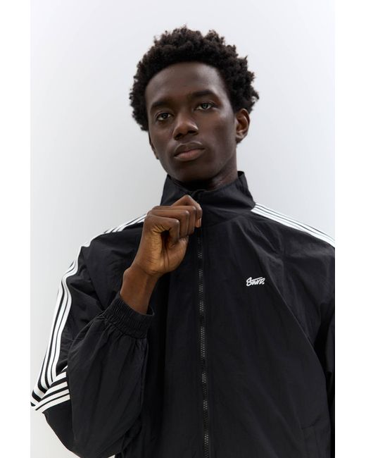 Pull&Bear Stwd-Regenjacke Mit Seitlichen Streifen in Blue für Herren