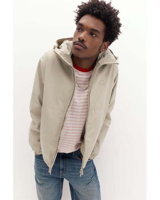 Pull&Bear Natural Lightweight Stwd Raincoat for men
