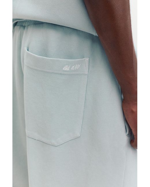 Short Jogging Piqué Pull&Bear pour homme en coloris Blue