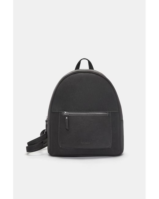 Pull&Bear Black Mini-Rucksack Mit Textur