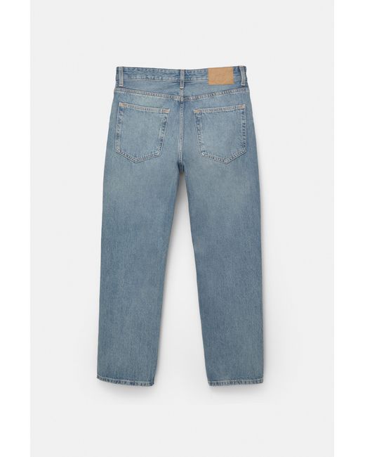Pull&Bear Recht Model Jeans in het Blue voor heren