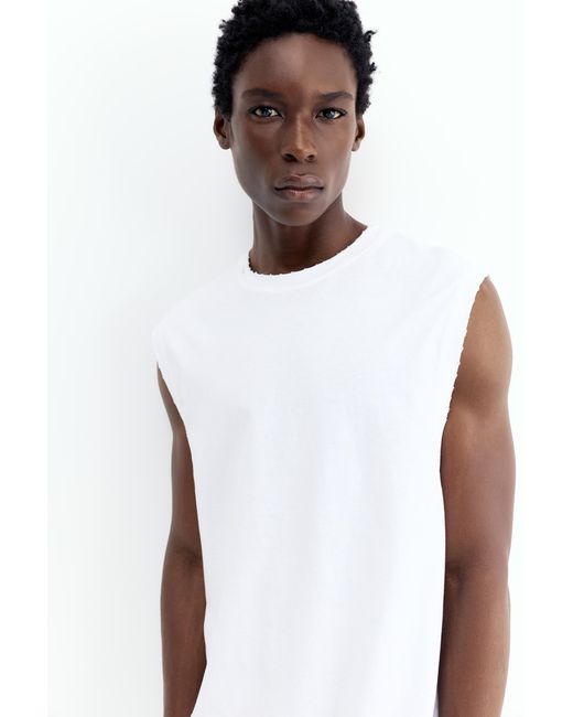 Pull&Bear Tanktop in het White voor heren