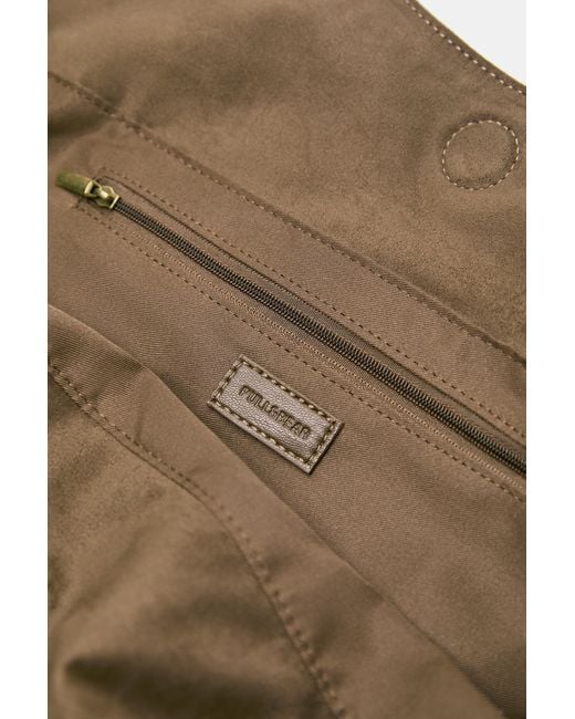 Pull&Bear Black Strap Detail Tote Bag