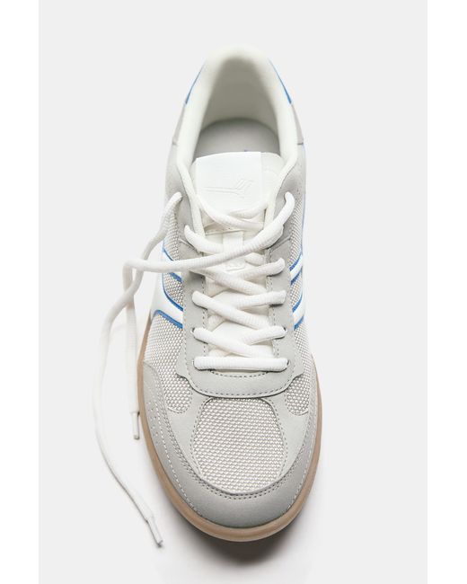 Pull&Bear Blue Retro Trainers for men