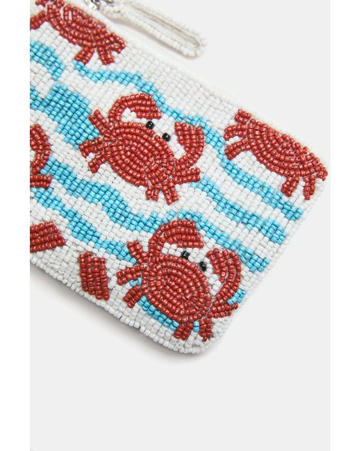 Pull&Bear Red Crab Coin Purse
