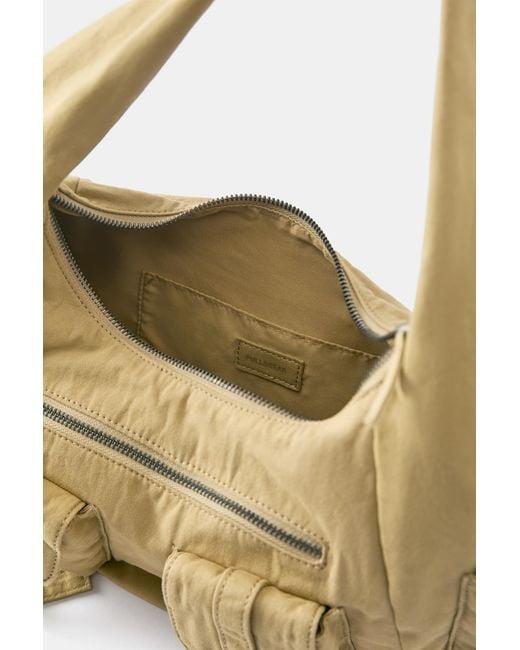 Pull&Bear Blue Multipocket Shoulder Bag