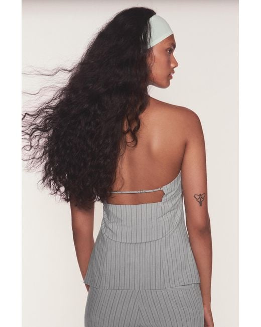 Top Halter di Pull&Bear in Gray