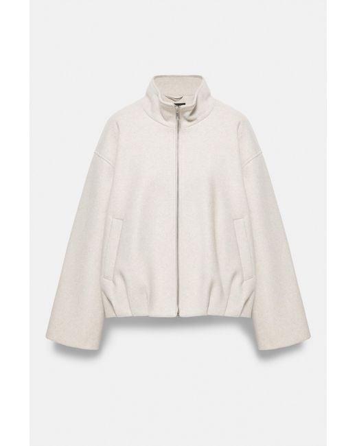 Bomber A Pallone di Pull&Bear in White