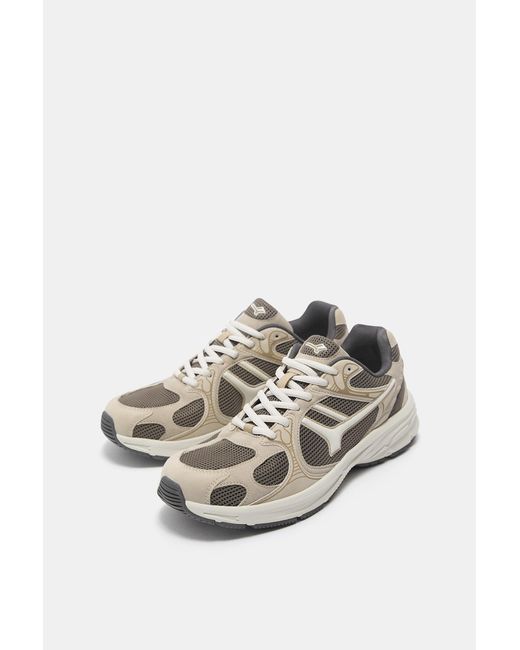 Pull&Bear White Multi-Piece Trainers for men
