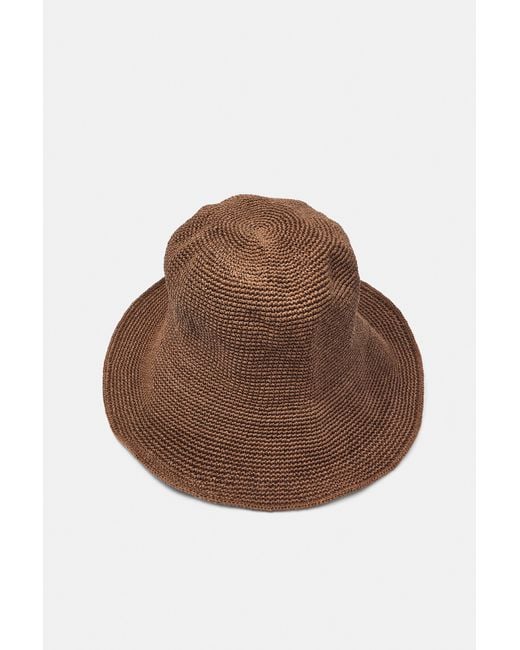 Pull&Bear Brown Braided Hat