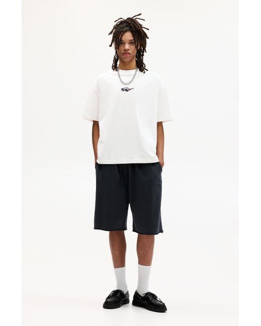 Pull&Bear Shirt Mit Stwd Stickerei in White für Herren
