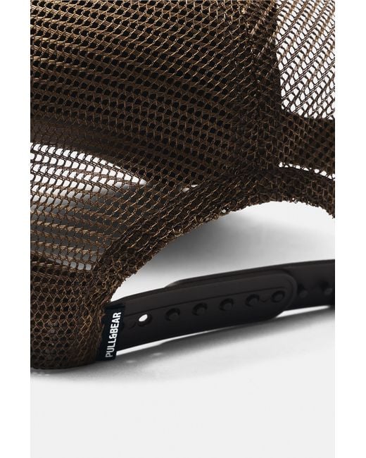 Cappello Trucker Denver di Pull&Bear in Brown da Uomo