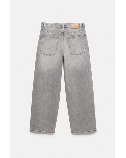 Pull&Bear Relaxed Baggy Jeans in het Gray voor heren