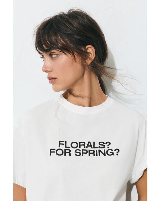 Pull&Bear White The Devil Wears Prada T-Shirt