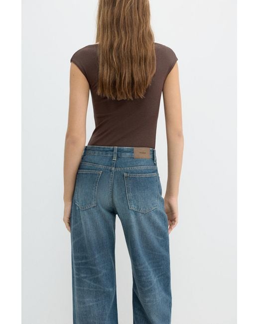 Body Col Bateau Pull&Bear en coloris Blue