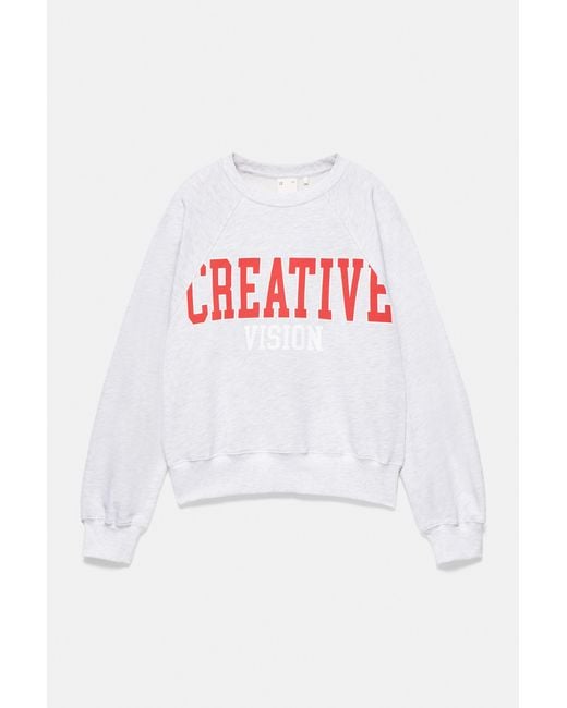 Sweat Graphique Creative Pull&Bear en coloris Green