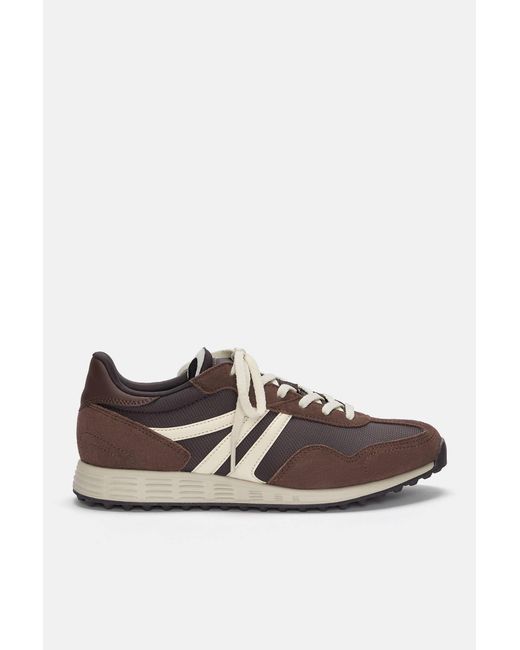 Pull&Bear Brown Retro Trainers for men