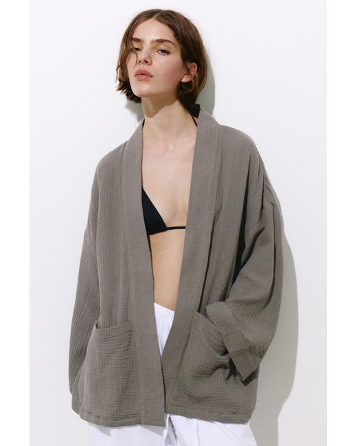 Pull&Bear Multicolor Crepe Kimono