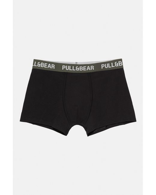Lot De 3 Boxers Pull&Bear pour homme en coloris Black