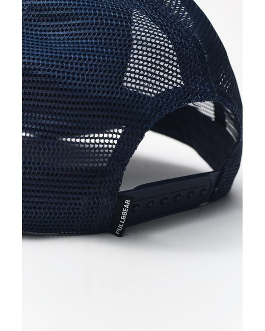 Cappello Trucker di Pull&Bear in Blue da Uomo