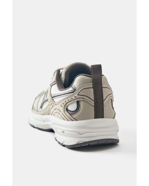 Pull&Bear White Multi-Piece Trainers for men