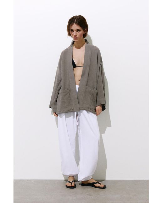 Pull&Bear Multicolor Crepe Kimono