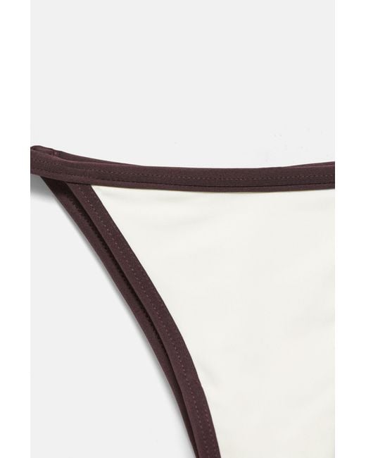 Pull&Bear Blue Bikini Bottoms With Trims