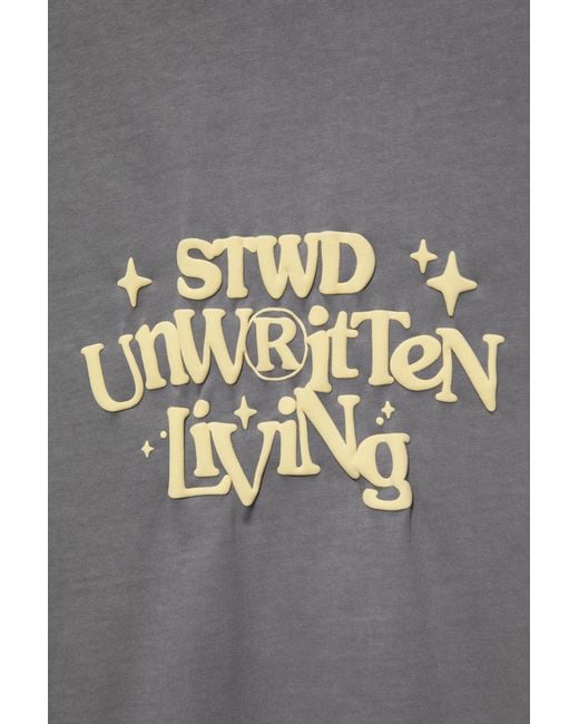 Pull&Bear Red Stwd Unwritten Living T-Shirt for men