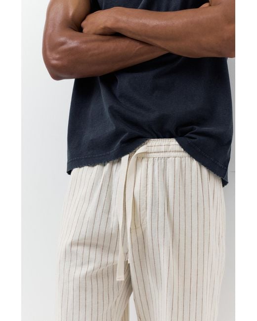 Pull&Bear Jogginghose Mit Leinen in Blue für Herren