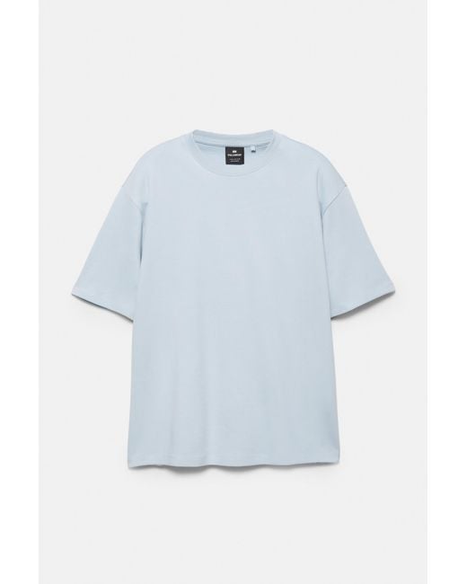 Pull&Bear Blue Boxy T-Shirt for men