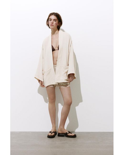 Kimono Gaze De Cotton Pull&Bear en coloris Multicolor