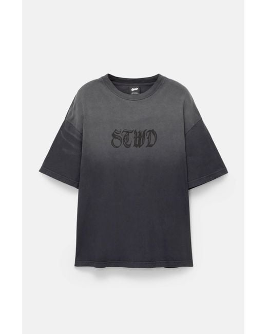 Pull&Bear Stwd-Shirt Mit Farbverlauf in Gray für Herren