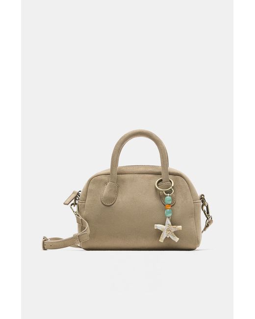 Pull&Bear Natural Embellished Crossbody Bag