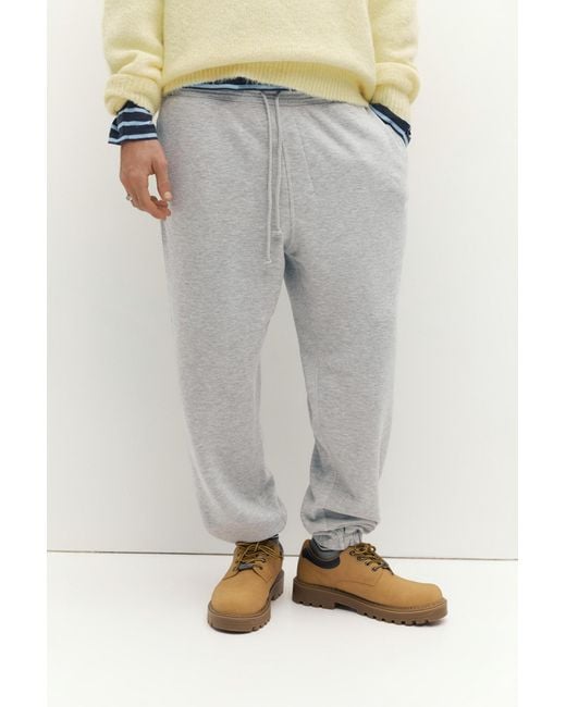 Pull&Bear Gray Stwd Tracksuit Bottoms for men