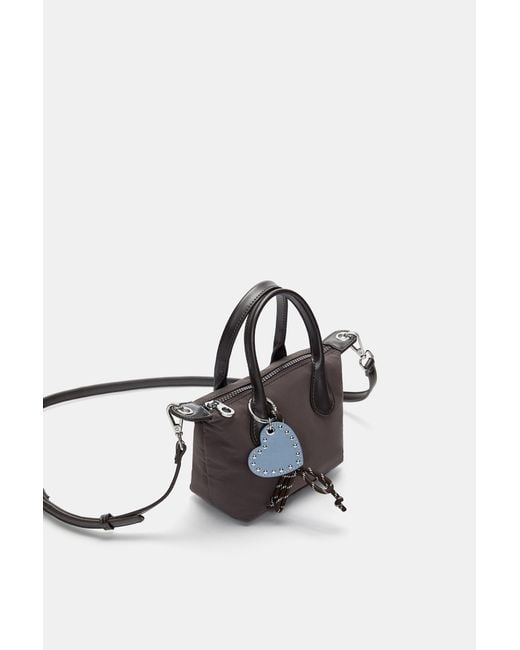Pull&Bear Brown Mini-Umhängetasche Mit Herzanhänger