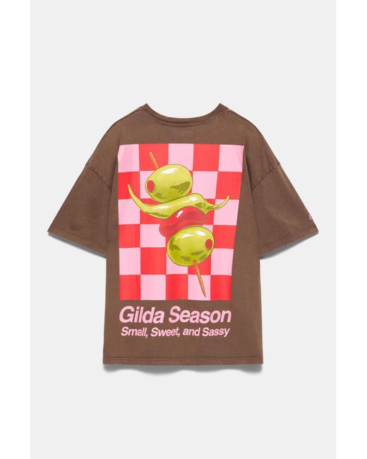 Pull&Bear Brown Gilda T-Shirt
