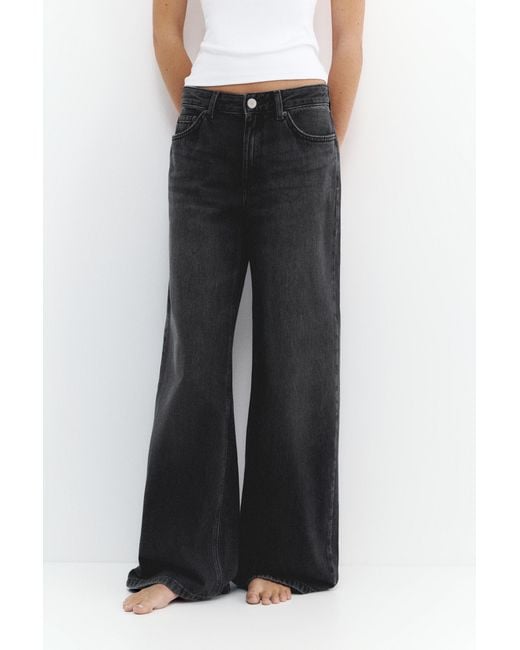 Pull&Bear Black Oversize Baggy Jeans