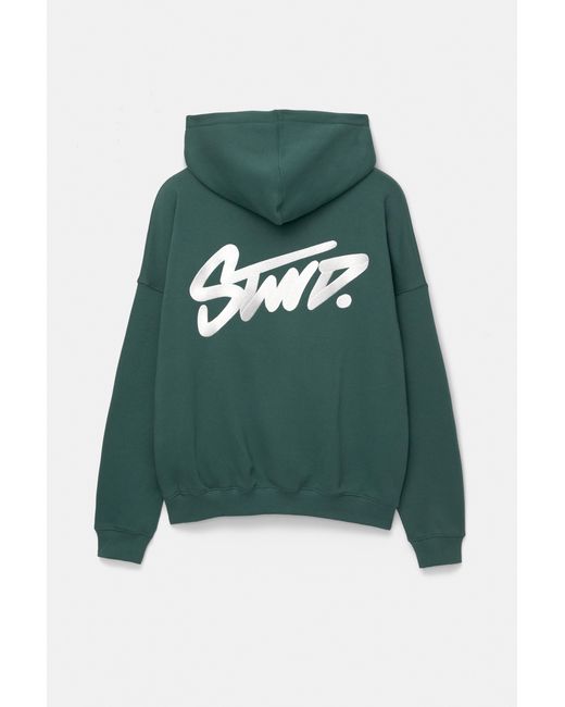 Pull&Bear Stwd Hoodie in het Green voor heren