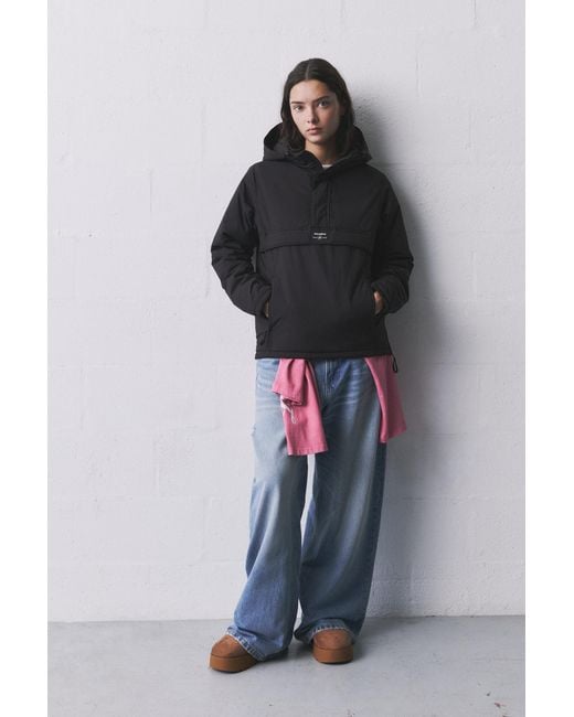 Pull&Bear Blue Basic Kangaroo Jacket