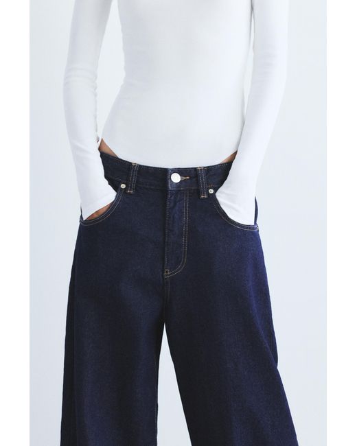 Pull&Bear White Long Sleeve Bodysuit