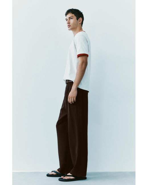Pull&Bear Tailoring Joggingbroek in het Black voor heren