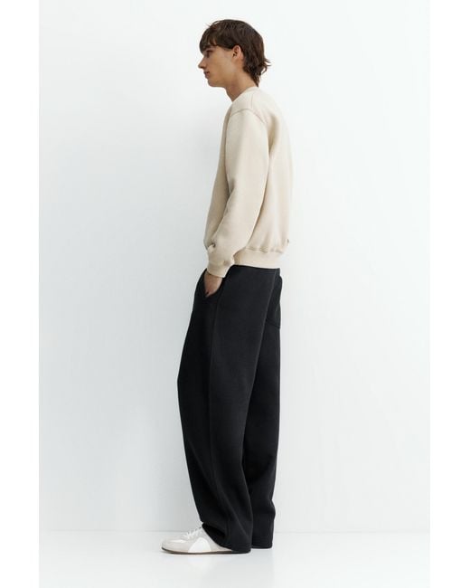 Pull&Bear Natural Baggy Joggers for men