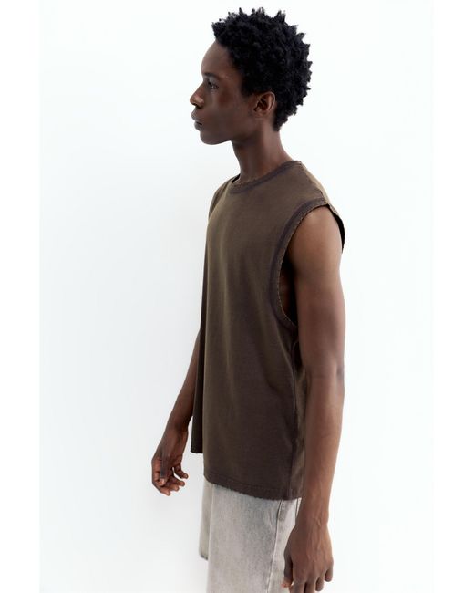 Pull&Bear Brown Strappy Top for men