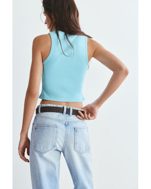 Pull&Bear Blue Tank Top