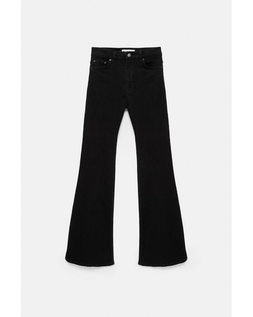 Pull&Bear Black Skinny Flare Jeans