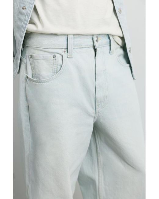Pull&Bear Gray Wide-Leg Jeans for men