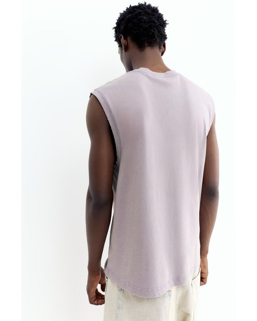 Pull&Bear Purple Strappy Top for men
