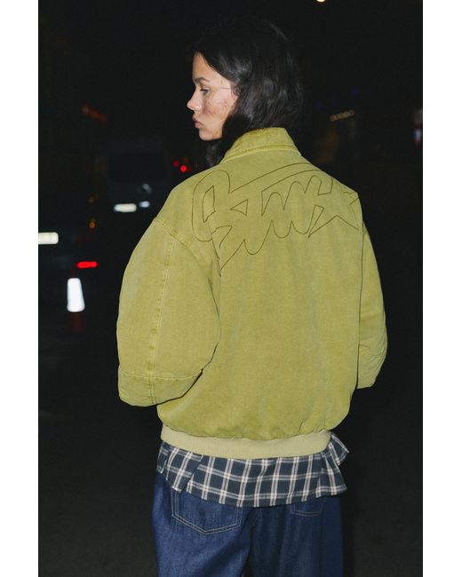 Pull&Bear Green Stwd Jacket