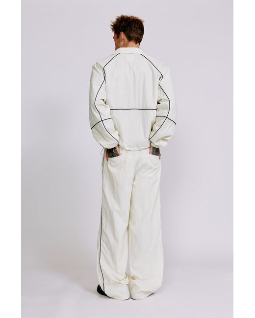 Pull&Bear Multicolor Lightweight Contrast Stitch Tracksuit Bottoms for men