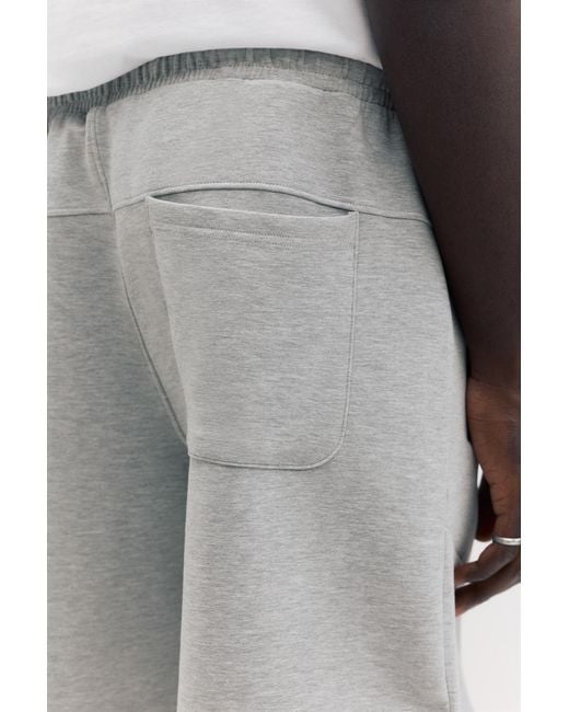 Pull&Bear Regular Fit Jogging Bermuda in het Gray voor heren
